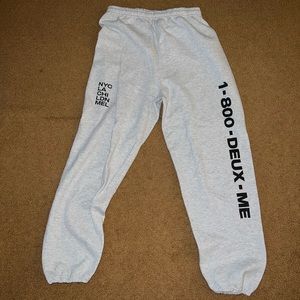 Deuxmoi official merch sweatpants